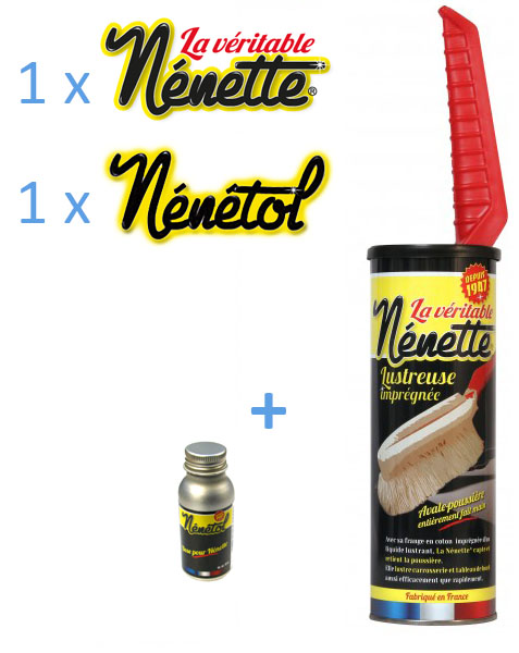 NÉNETTE CEPILLO LUSTRANTE IMPREGNADO + RECARGA