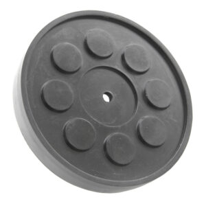 ALMOHADILLA DE GOMA HOFMANN REDONDA, CON PLACA DE ACERO 120 MM X 17 MM