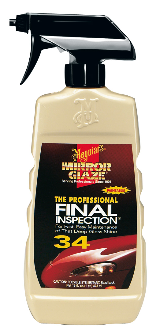 MEGUIAR'S - SPRAY DE DETALLES INSPECCIÓN FINAL MIRROR GLAZE (M3416) 473 ML
