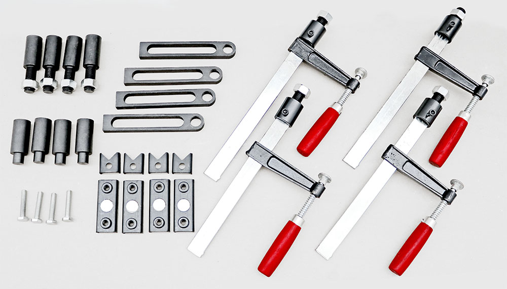 KIT DE FIJACIÓN DE MESA DE SOLDADURA PARA TUBOS CUADRADOS