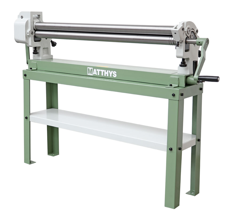 ROLADORA 1000 MM CON BASE, CAPACIDAD 1,5 MM