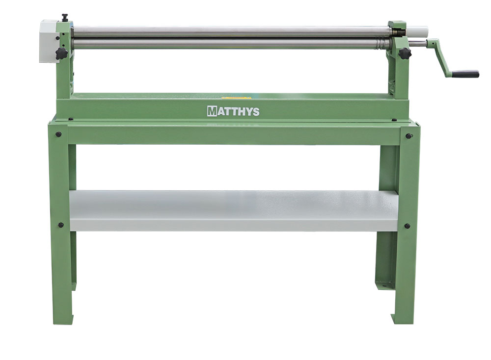 ROLADORA 1000 MM CON BASE, CAPACIDAD 1,0 MM