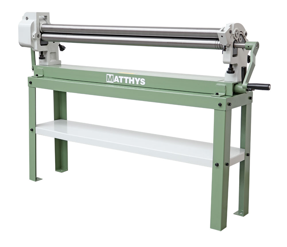 ROLADORA 1300 MM CON BASE, CAPACIDAD 1,5 MM