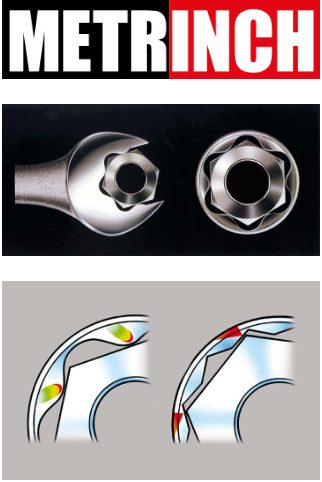 METRINCH JUEGO DE 59 HERRAMIENTAS COMBINADAS 1/4” & 3/8” (MET-0559)