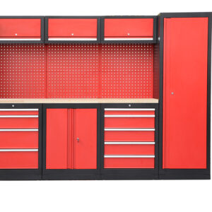 MOBILIARIO DE TALLER - ENCIMERA DE TRABAJO DE RUBBERWOOD EXTRA PROFUNDA - COMBI-02 - SERIE IMOLA