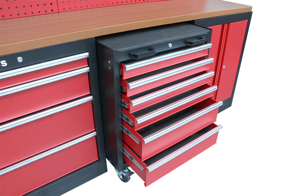 MOBILIARIO DE TALLER - ENCIMERA DE TRABAJO DE MDF - COMBI-03 - SERIE IMOLA - Afbeelding 2