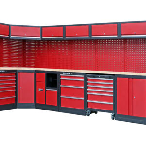 MOBILIARIO DE TALLER - ENCIMERA DE TRABAJO DE RUBBERWOOD - COMBI-34 - SERIE IMOLA