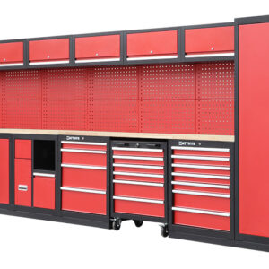 MOBILIARIO DE TALLER - ENCIMERA DE TRABAJO DE RUBBERWOOD EXTRA PROFUNDA - GSW-COMBI-365 - SERIE IMOLA