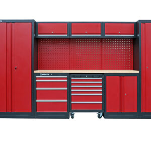 MOBILIARIO DE TALLER - ENCIMERA DE TRABAJO DE RUBBERWOOD - COMBI-3DD - SERIE IMOLA