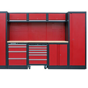 MOBILIARIO DE TALLER - ENCIMERA DE TRABAJO DE RUBBERWOOD EXTRA PROFUNDA - COMBI-3DD - SERIE IMOLA