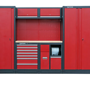 MOBILIARIO DE TALLER - ENCIMERA DE TRABAJO DE RUBBERWOOD - COMBI-5DD - SERIE IMOLA