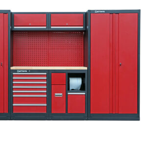 MOBILIARIO DE TALLER - ENCIMERA DE TRABAJO DE RUBBERWOOD EXTRA PROFUNDA - COMBI-5DD - SERIE IMOLA