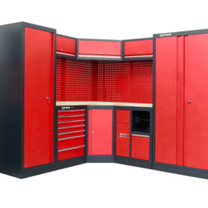 MOBILIARIO DE TALLER - ENCIMERA DE TRABAJO DE RUBBERWOOD - COMBI-4DD - SERIE IMOLA