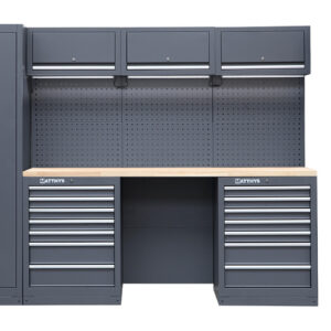 MOBILIARIO PARA TALLERES PESADO - ENCIMERA DE TRABAJO DE RUBBERWOOD EXTRA PROFUNDA - MÓDULO-06DD - SERIE LEMANS