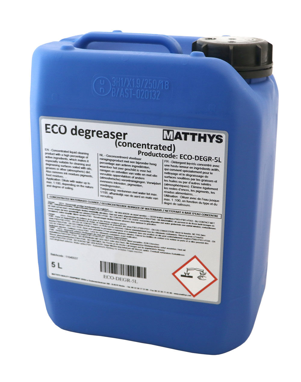 DETERGENTE CONCENTRADO ECOLÓGICO 5 LITROS PARA Z10/Z12-H