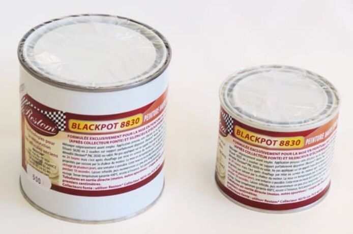 PINTURA PARA SISTEMA DE ESCAPE NEGRO 500 ML (Blackpot 8830 noir -500ml)