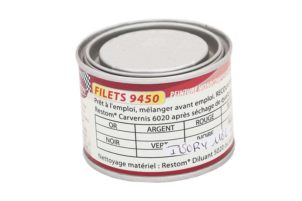 PINTURA MARCADORA DE LÍNEAS 1 COMPONENTE MARFIL 100 ML (Filets 9450 Ivory)