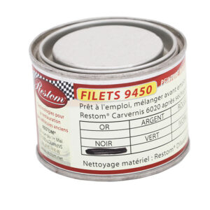 PINTURA MARCADORA DE LÍNEAS 1 COMPONENTE NEGRO 100 ML (Filets 9450 NOIR)