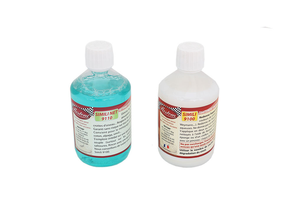 KIT DE LIMPIEZA PARA CUERO SINTÉTICO Y CAPOTA (Pack Simili)