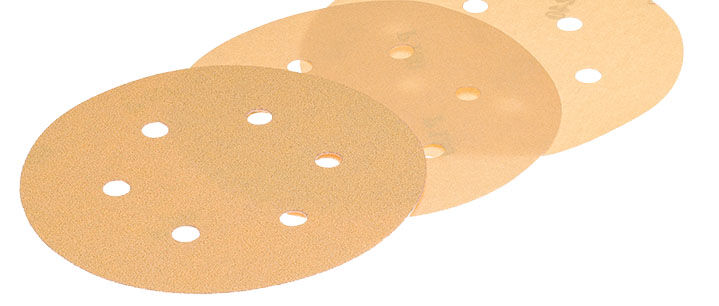 DISCO ABRASIVO VELCRO Ø 150 MM GRANO 180 - JUEGO DE 10 PIEZAS