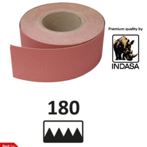 ROLLO PAPEL DE LIJA AUTOADHESIVO P180 - 70 MM x 25 METROS