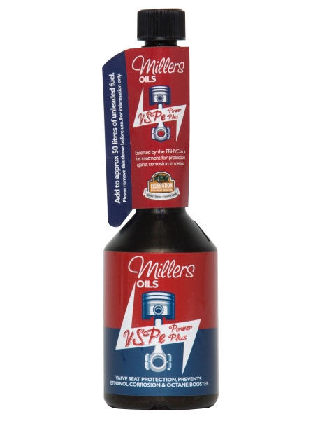 MILLERS OIL - BOOSTER OCTANE & REEMPLAZO DE PLOMO VSPe POWER PLUS TODO EN UNO - 250 ML