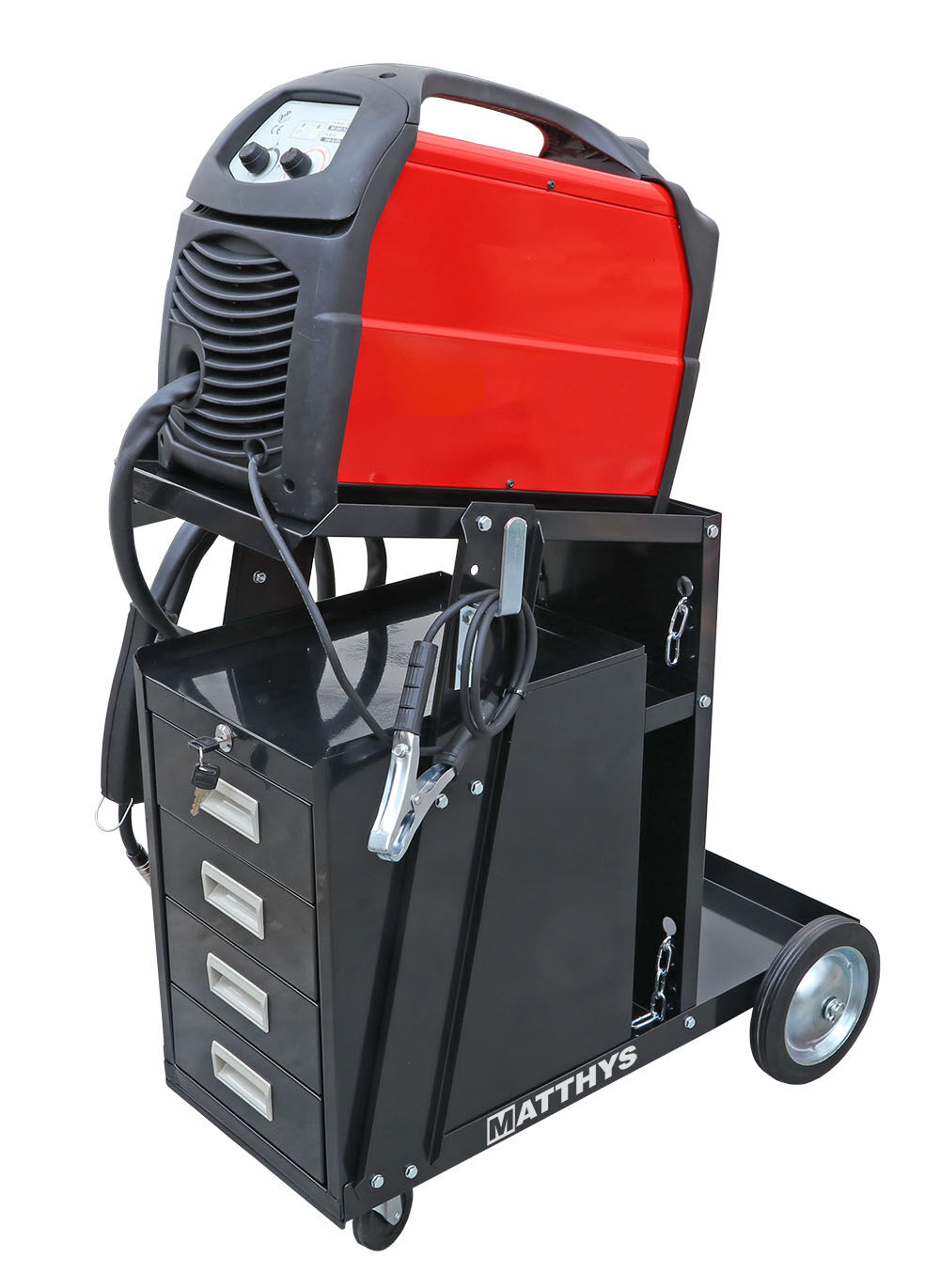 SOPORTE MÓVIL CON CAJONES PARA EQUIPO DE SOLDADURA - Image 2