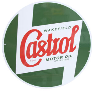 CASTROL CLASSIC OILS PLATO METÁLICO REDONDO 400 MM