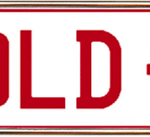 MARCO CROMADO PARA PLACAS DE MATRÍCULA 52 X 11 CM