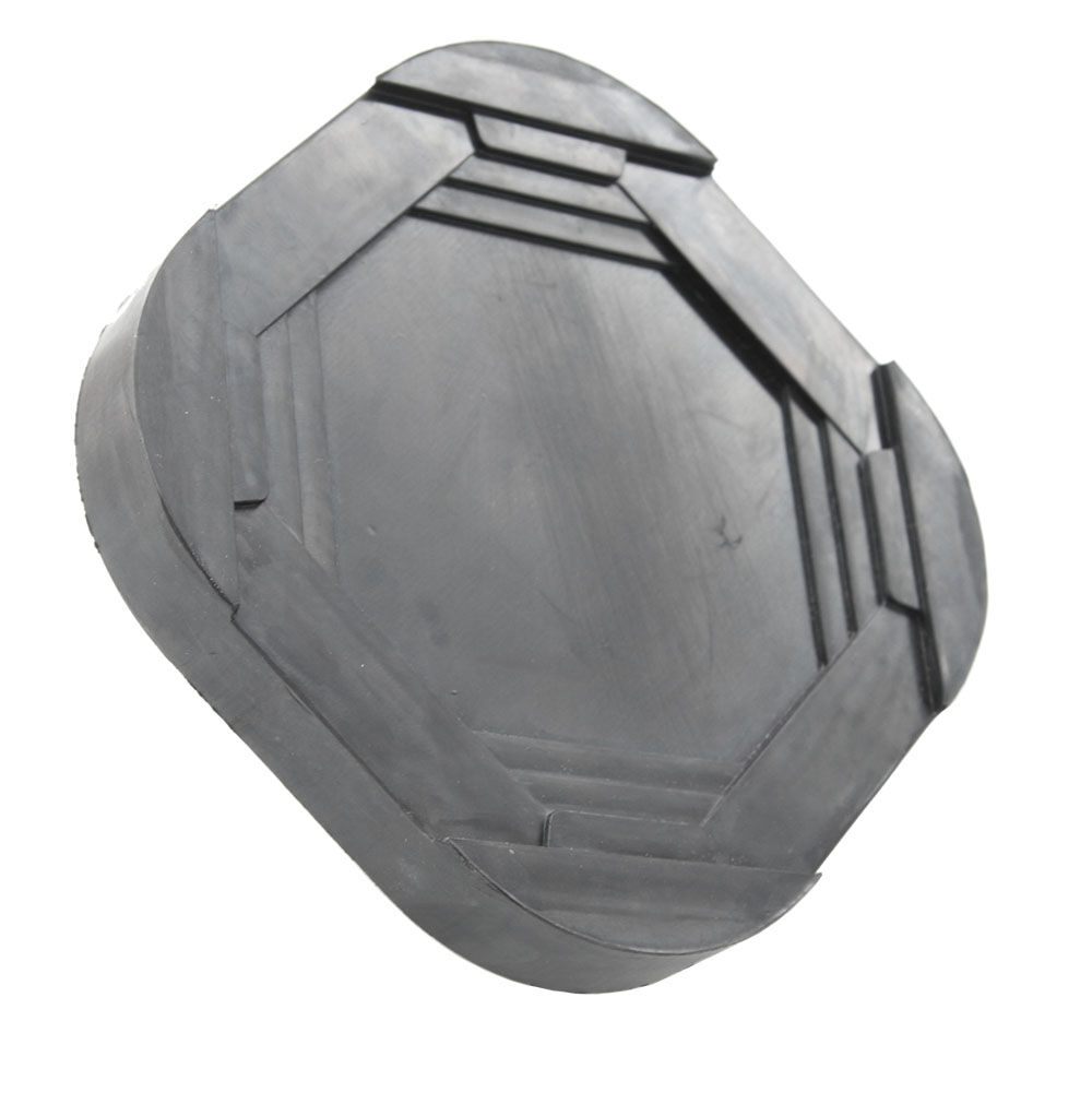 ALMOHADILLA DE GOMA CUADRADA PARA GATO CARRETILLA 135 MM X 135 MM X 30 MM