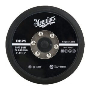 MEGUIAR'S - PLATO DE SOPORTE 5” PARA PULIDORA ORBITAL Y DOBLE ACCIÓN (DBP5)