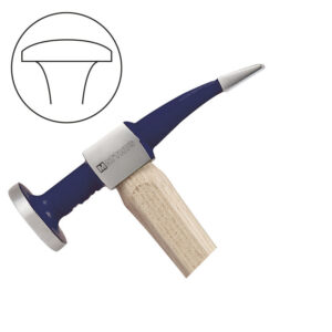 MARTILLO APLANADOR CON CABEZA CONVEXA Y CINCEL PUNTA CURVA