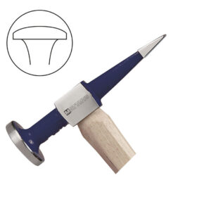MARTILLO APLANADOR CON CABEZA CONVEXA Y CINCEL PUNTA RECTA