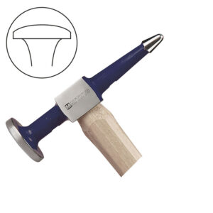 MARTILLO APLANADOR CON CABEZA CONVEXA Y CINCEL PUNTA RECTA AFILADA