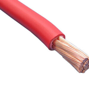 CABLE DE BATERÍA, 322/0.30, (Ø 10 MM/25 MM²) ROJO (PRECIO POR METRO)