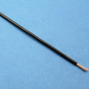 CABLE DE PVC DE PARED FINA, 32/0.20, (Ø 2 MM/1 MM²) NEGRO (PRECIO POR METRO)