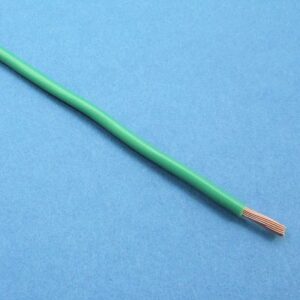 CABLE DE PVC DE PARED FINA, 32/0.20, (Ø 2 MM/1 MM²) VERDE (PRECIO POR METRO)