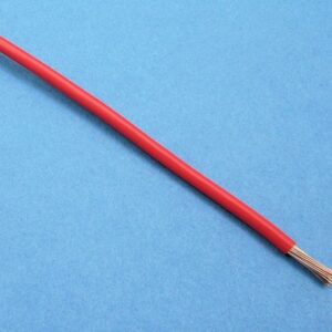 CABLE DE PVC DE PARED FINA, 28/0.30, (Ø 2,7 MM/1.5 MM²) ROJO (PRECIO POR METRO)