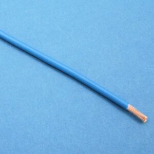 CABLE DE PVC DE PARED FINA, 28/0.30, (Ø 2,7 MM/2 MM²) AZUL (PRECIO POR METRO)