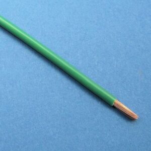 CABLE DE PVC DE PARED FINA, 44/0.30, (Ø 3 MM/2,5 MM²) VERDE (PRECIO POR METRO)