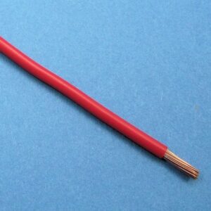 CABLE DE PVC DE PARED FINA, 44/0.30, (Ø 3 MM/2,5 MM²) ROJO (PRECIO POR METRO)