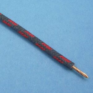 CABLE TRENZADO, 28/0.30, (2 MM²) (Ø 4,2 MM) AZUL/ROJO (PRECIO POR METRO)