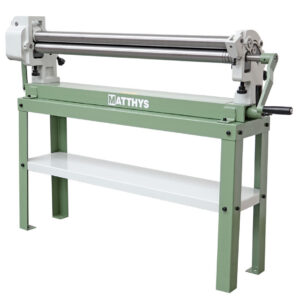 ROLADORA 1000 MM CON BASE, CAPACIDAD 1,5 MM