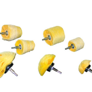 JUEGO DE 7 PIEZAS DE PULIDO CON VÁSTAGO (MAX. 3000 RPM)