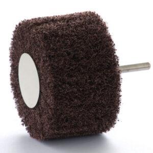 CEPILLO PARA SATINADO CON VÁSTAGO 6 MM 80 X 50 MM - GRUESO