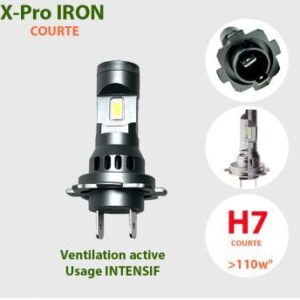PAR DE BOMBILLAS PARA FAROS DELANTEROS H7 4XL LED 2500 LM - BLANCO