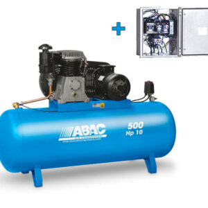 ABAC - COMPRESOR 10 CV, TANQUE 500 L CON ARRANQUE EN ESTRELLA TRIÁNGULO