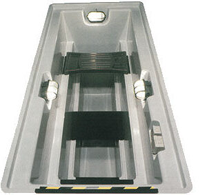 MECH-MATE - FOSO DE TALLER SP241 CON CAPA DE RESINA ADICIONAL - 2,4 x 1 x 1,3 M