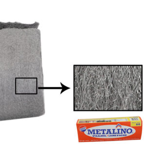 LANA DE ACERO FINA 00 METALINO - 200 GR