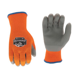 GUANTES ECO-LATEX “COLD WEATHER” EXTRA LARGE (NARANJA)